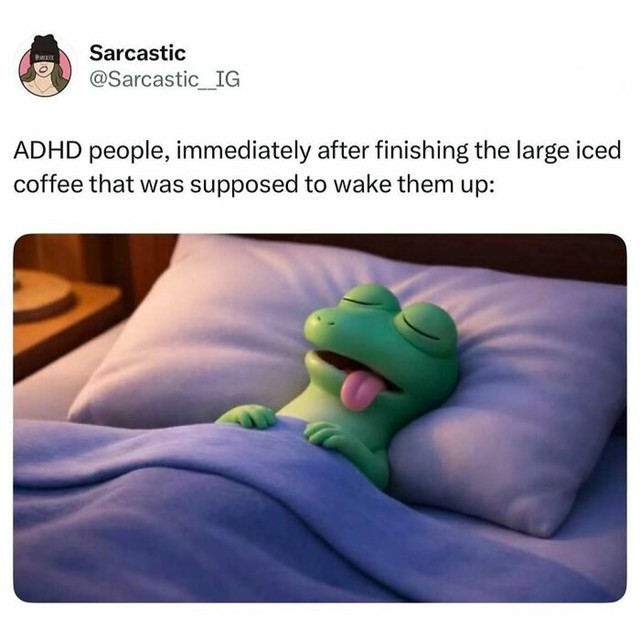 Ljudi s ADHD-om, 5 sekundi nakon što su popili kavu koja ih je trebala razbuditi
