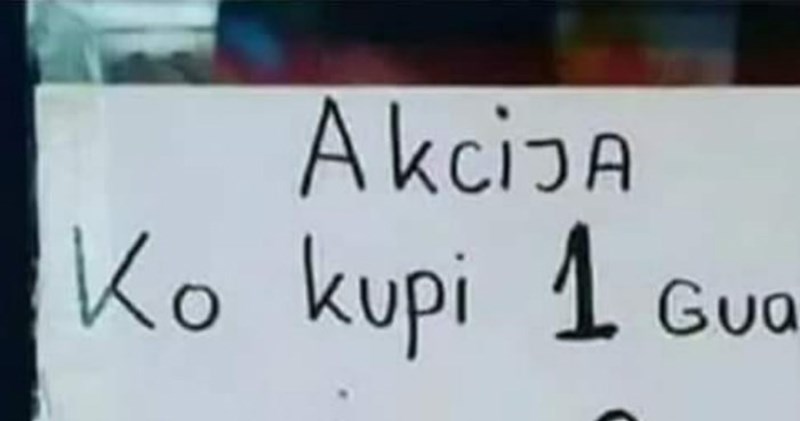 Fotka akcije jedne trgovine u Srbiji osvaja internet, kako ovo objasniti?