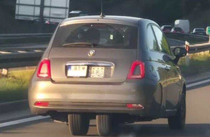 Na autocesti A1 snimljen je ovaj neobičan auto, većina ljudi ne zna zašto je baš ovakav