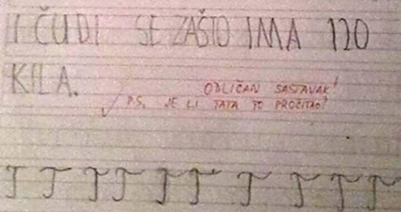 Morate pročitati sastavak koji je nasmijao tisuće ljudi; ovako on vidi svoga tatu!