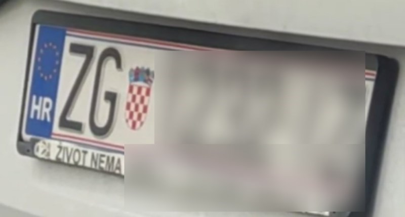 Zagrepčanin ima jednu od najneobičnijih registracija u Hrvatskoj, svi se pitaju zašto je ovo pisao