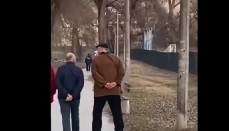 Scena iz parka oduševila je milijune, morate vidjeti u kakvom se izdanju djed odlučio prošetati