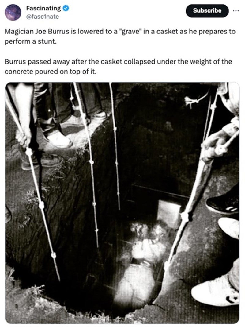 Posljednja fotografija Joea Burrusa