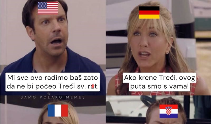 Širi se meme koji pokazuje kako različite nacije reagiraju na napad na Iran, Hrvatska je hit!