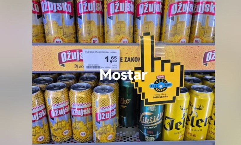 Širi se fotka koja pokazuje razliku u cijeni piva između Mostara i Makarske, nevjerojatna je