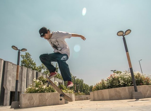 Skateboarding