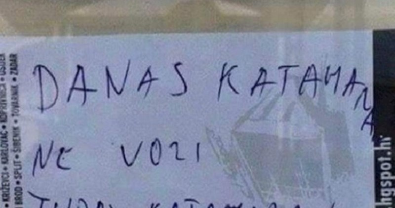 Fejsom se širi urnebesan prijevod jedne obavijesti fotkane u Splitu, plakat ćete od smijeha