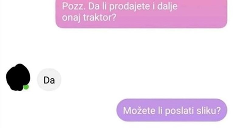 Javio se na oglas za traktor pa dobio sliku kakvu nije očekivao