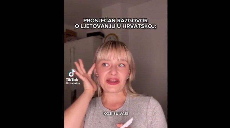 Djevojka je opisala kako Hrvati pričaju o odlasku na more, video je hit na mrežama