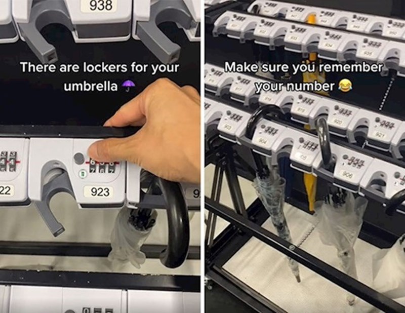 Ovo je mjesto gdje možete sigurno odlužiti kišobran bez straha da će ga netko odnijeti na izlazu iz dućana