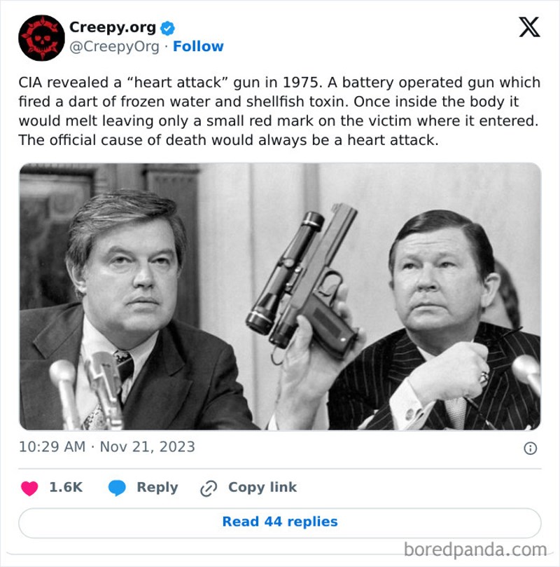 CIA otkriva "pištolj za srčane udare"