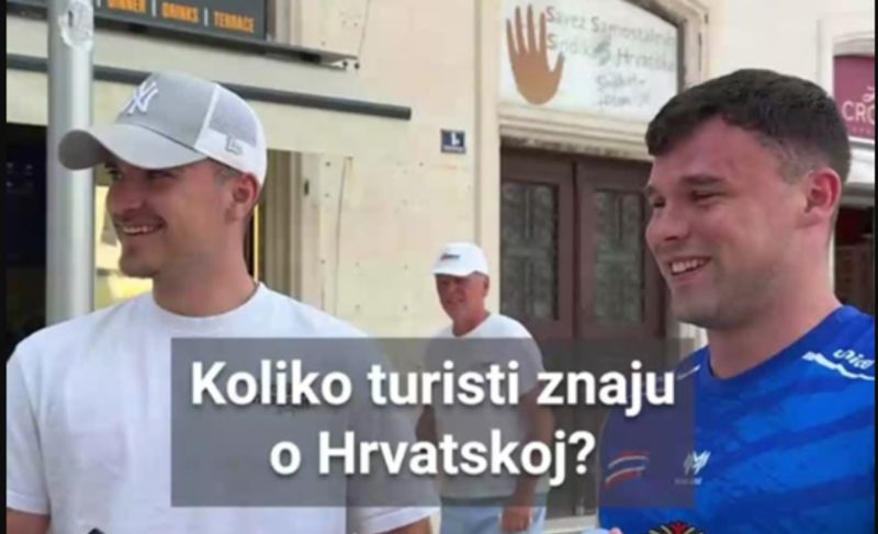 Pitali smo turiste pitanja o Hrvatskoj, odgovori su gori nego što smo mogli zamisliti :D