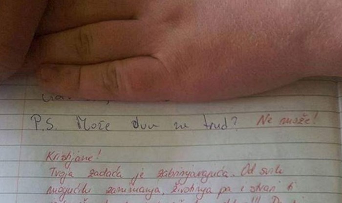 "Htio bih se probuditi kao..." Profesorica je bila šokirana školskom zadaćom ovog učenika