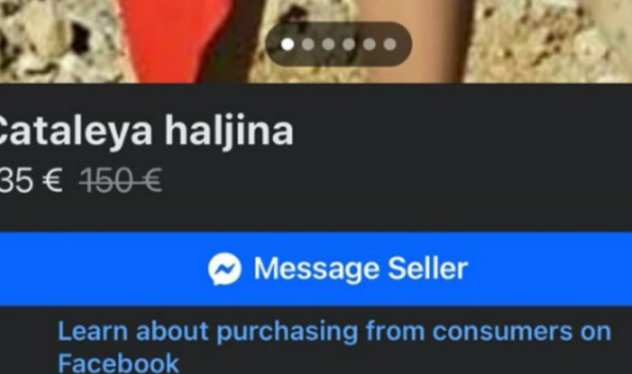 Djevojka je objavila oglas da prodaje haljinu za 150 eura, fotka nje u haljini je srušila internet