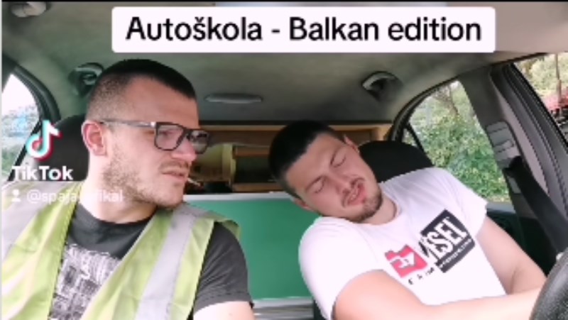 Tip je snimio kako izgleda polaganje vozačkog u Hercegovini, snimka je hit!