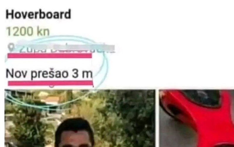 Tip je odlučio prodati hoverboard, svi umiru od smijeha zbog slike koju je priložio