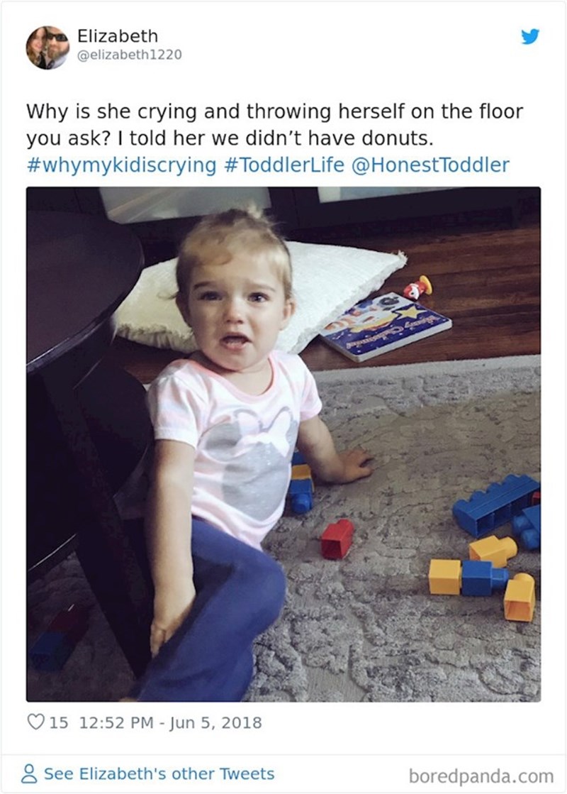 "Jer sam rekla da nemamo krafne."