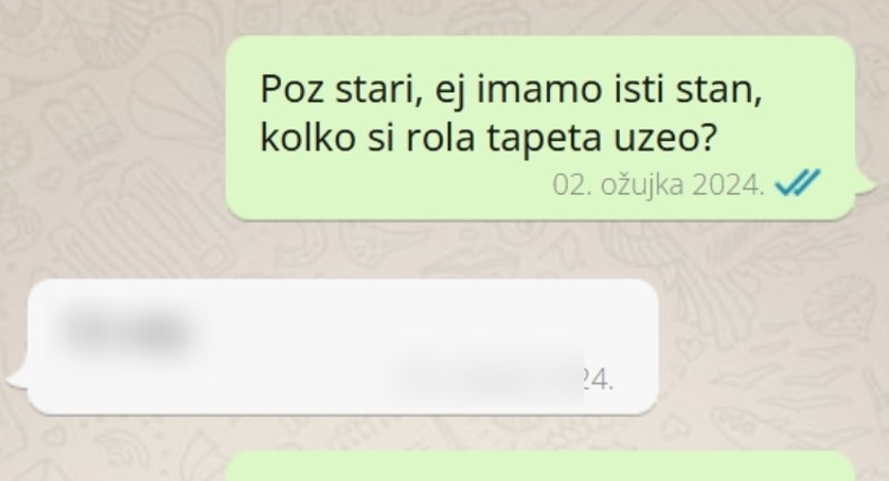 Pitao je susjeda koliko je tapeta uzeo za svoj stan, odgovor se brzinom munje širi internetom