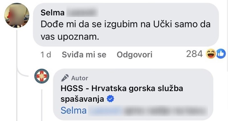 Selma je poslala poruku HGSS-u na Fejsu, odgovor ekipe je legendaran!