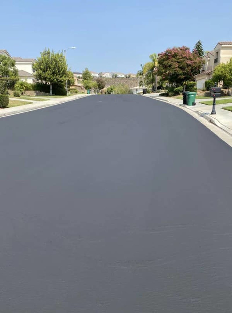 Svježi asfalt bez ijedne nepravilnosti