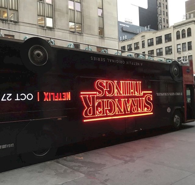 Reklama za seriju Stranger things