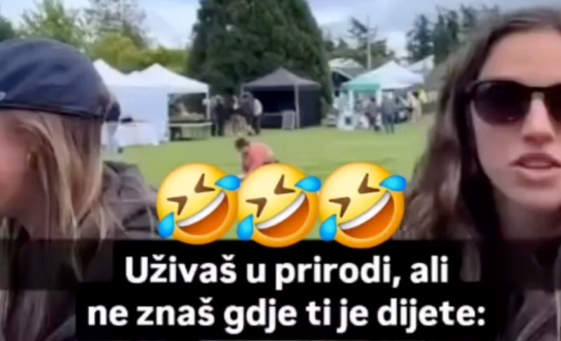 Mama je snimala druženje u prirodi, a onda je shvatila gdje joj se nalazi dijete. Video je hit!