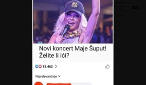 Tip je UBIO komentarom na vijest o novom koncertu Maje Šuput, ovo je legendarno