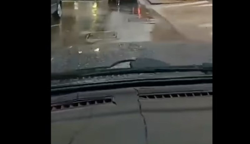 Širi se bizarna snimka iz Šibenika, morate vidjeti što je tip snimio na cesti