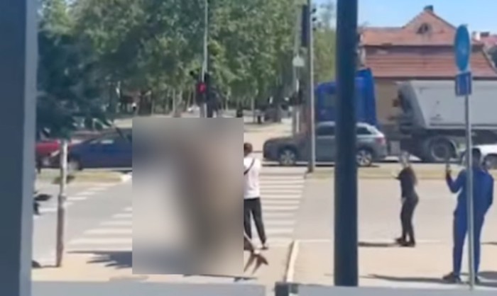 Scena iz Srbije je teški hit, svi su fotografirali tipa i njegovog ljubimca na raskrižju