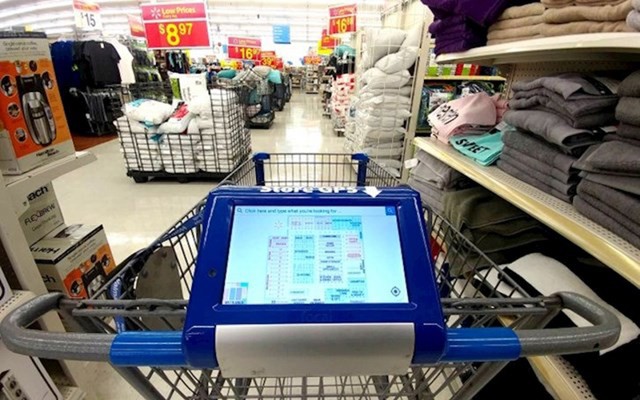 Ovaj dućan na kolicima ima gps/mapu koja vam govori gdje se što nalazi