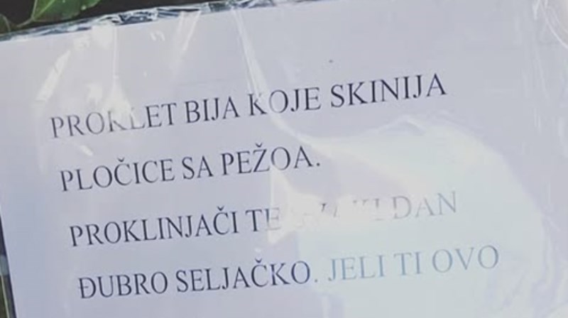 Čovjeku je netko skinuo tablice s auta, poruka koju mu je poslao je nešto najluđe što ćete vidjeti