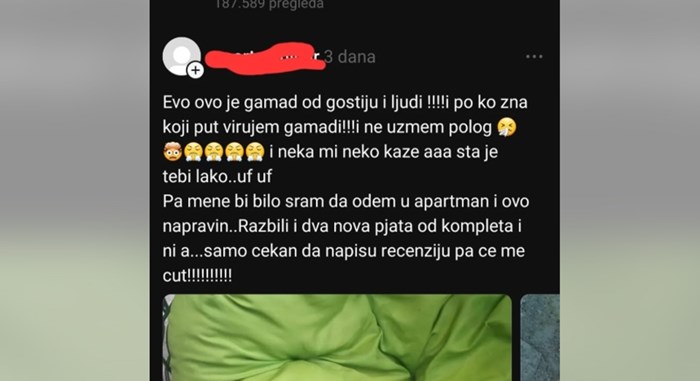 Vlasnica apartmana poludjela je jer mora prati jastuke poslije gostiju, izazvala je žestoku raspravu