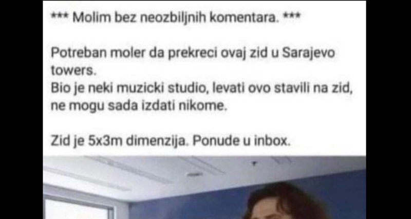 Tvrtka iz Sarajeva ušla je novi prostor, ostali su u šoku kad su vidjeli što ih je dočekalo na zidu