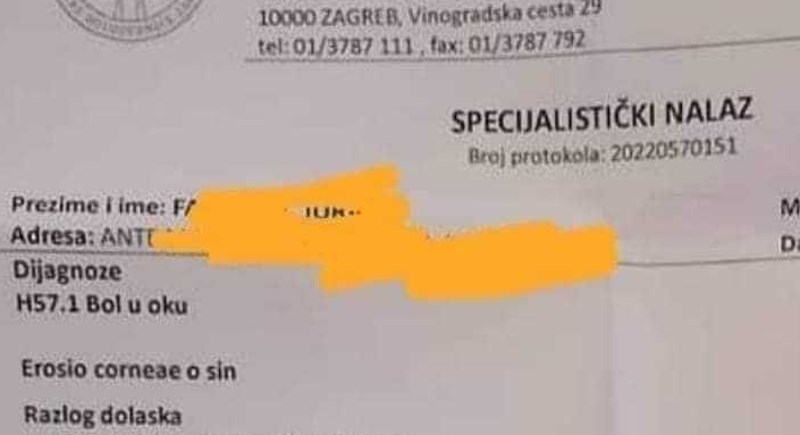 Tip u Zagrebu je došao na hitnu, kad vidite razlog dolaska odmah ćete pogoditi odakle je