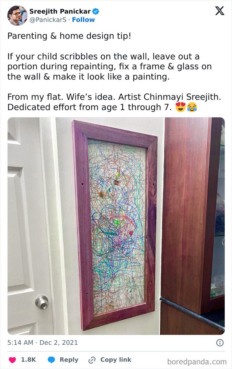 Klincu je dozvoljeno crtati što god želi unutar okvira