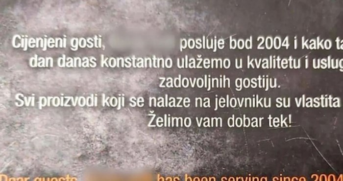 Morate vidjeti kako se jedan restoran iz Dalmacije odlučio obratiti stranim gostima, ovo je hit!