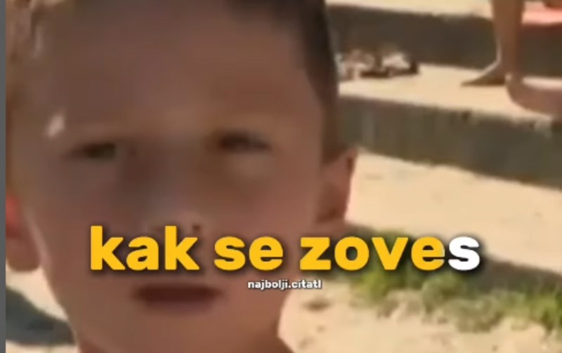Dječaka na plaži su pitali kako se zove, njegov odgovor trenutno je hit na apsolutno svim mrežama