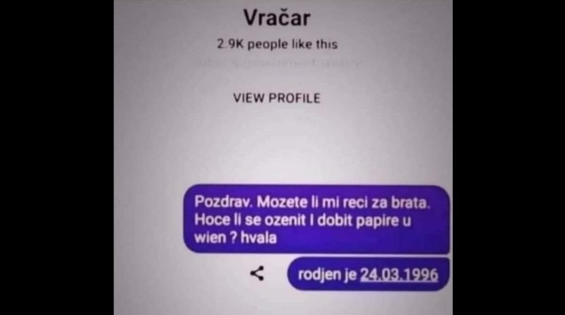 Poslala je poruku "vidovnjaku" vezanu za budućnost svog brata, ljudi umiru od smijeha na odgovor