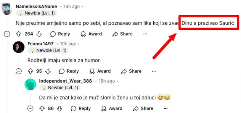 Netko je ekipu na Redditu pitao koje je najsmješnije prezime koje su čuli, odgovori su hit!