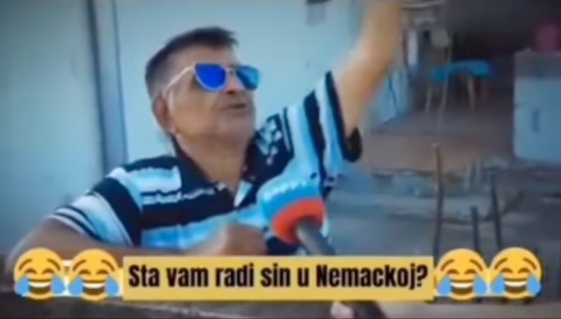Tipa su pitali što mu sin radi u Njemačkoj, odgovor je hit!