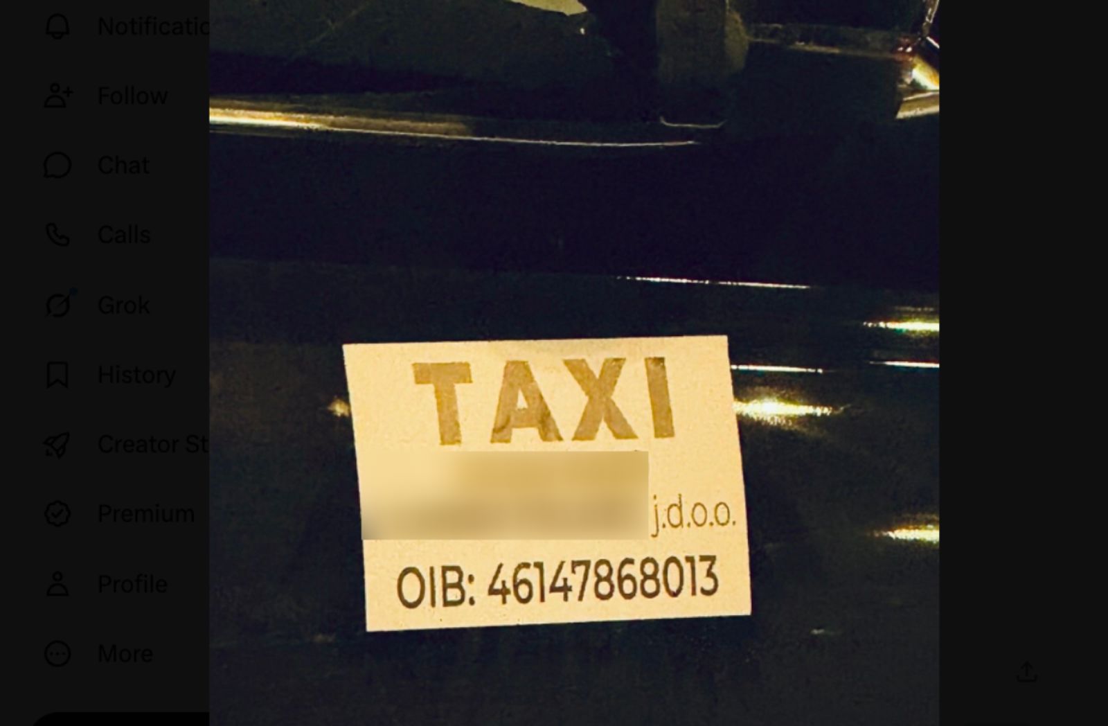 Taksist iz Zagreba je imenom firme otkrio sve o sebi, ovo morate vidjeti!