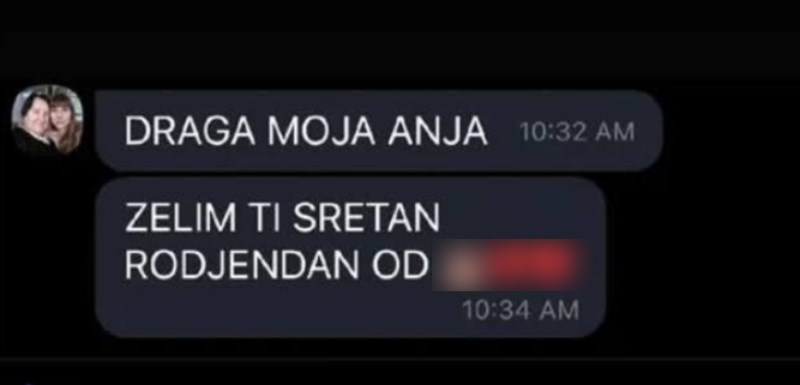 Baka joj je čestitala rođendan porukom, čitava obitelj se satima smijala zbog detalja na kraju