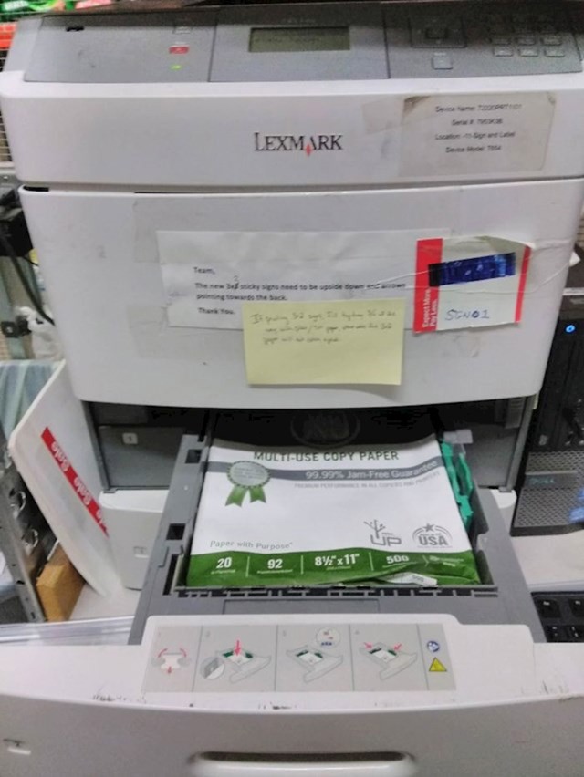 "Printer nam ne radi!"