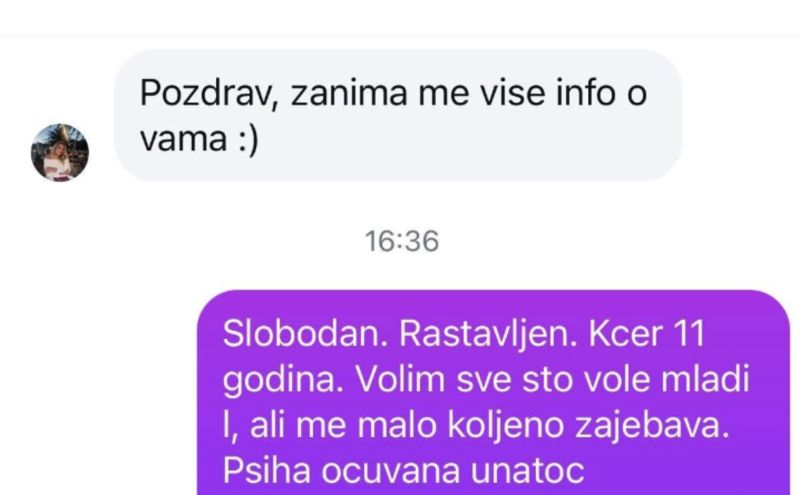 Djevojka je na chatu postavila vrlo jednostavno pitanje, ovaj odgovor definitivno nije očekivala