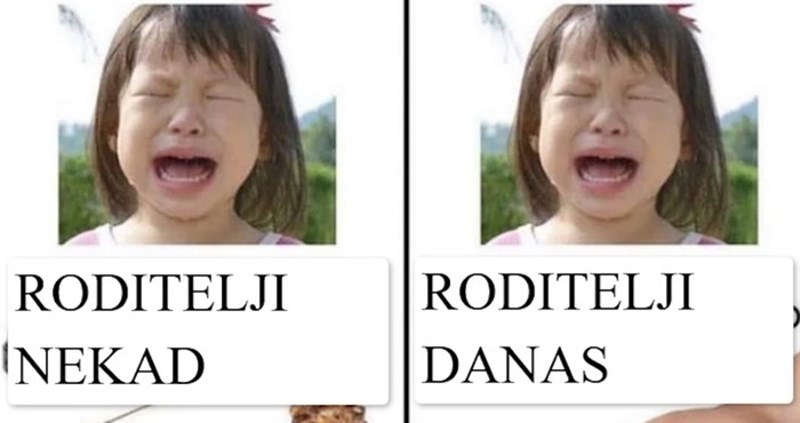 Masovno se šera ova fotka koja prikazuje razliku između roditeljstva nekad i sada