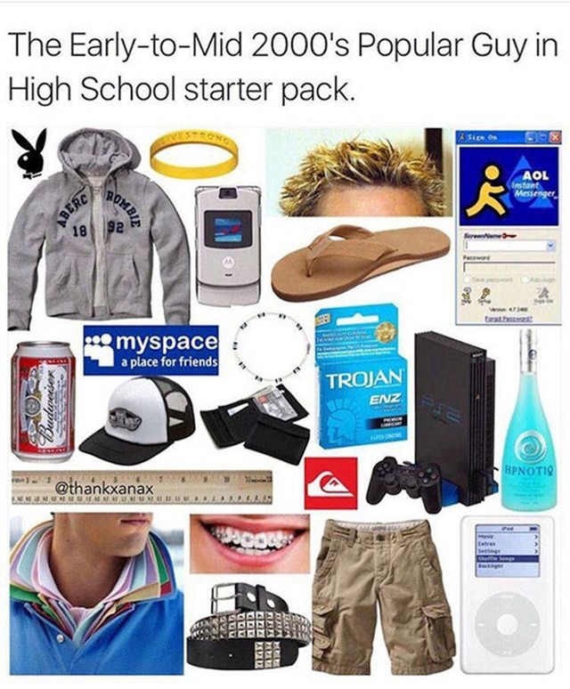 Svaki popularan tip u školi ranih 2000-ih godina: