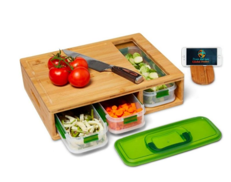 Daska za rezanje s pretincima