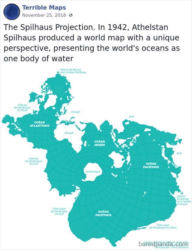 Mapa oceana i mora