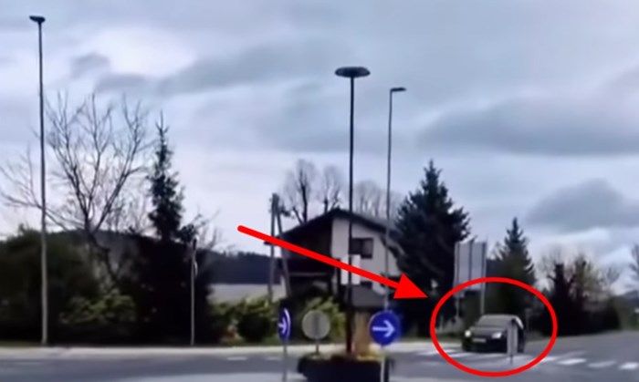Snimka iz Slovenije otkriva što se dogodi kad ne primijetite kružni tok, ovo je nevjerojatno!