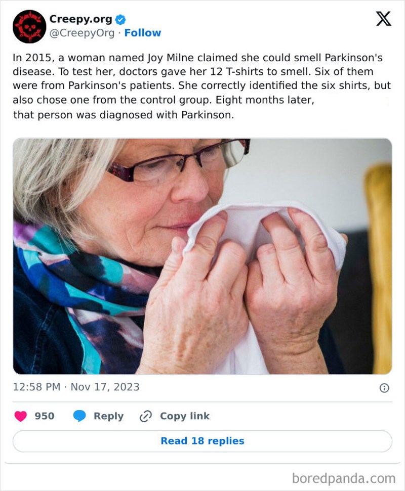 Joy Milne čudesnog njuha